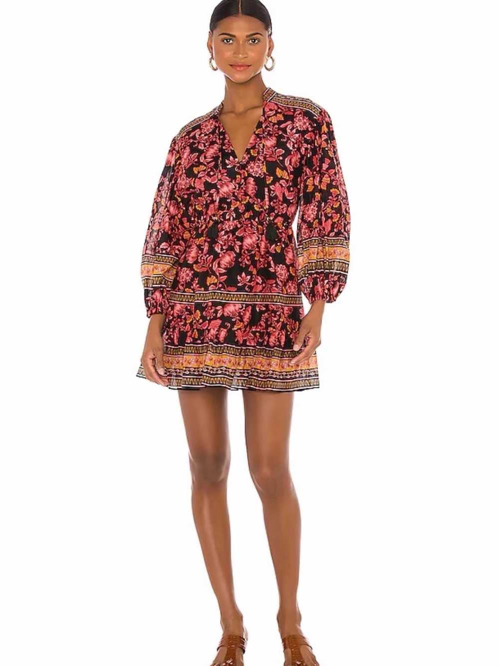 NWT- Alice + Olivia 'Sedona' Floral Mini-Dress, Fall Into You - Size 8 - C30-104